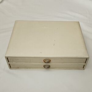 Vintage Unitek Two Drawer Polycarbonate Dental Crown Organizer Jewlery Box